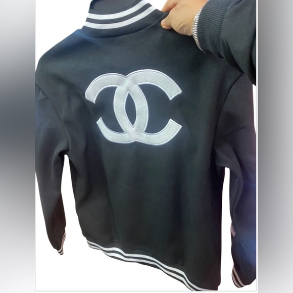 Black or Red Baseball Jacket Sz S - 1X - Picture 2 of 4